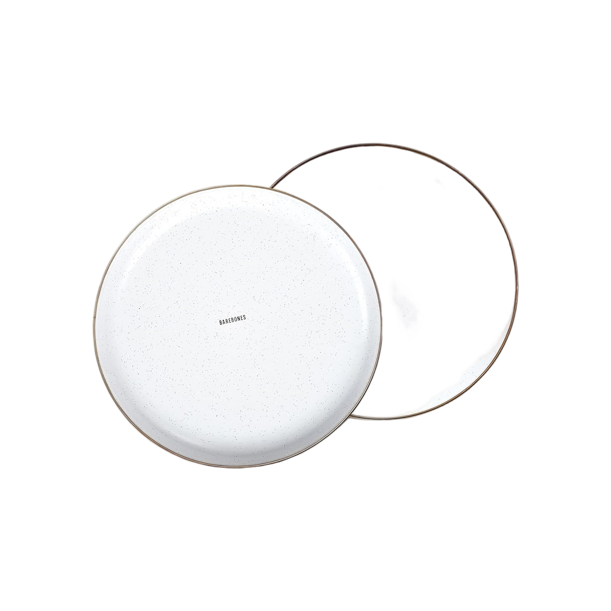 Barebones Plate/Enamel/Set 2 Pcs Egg Shell