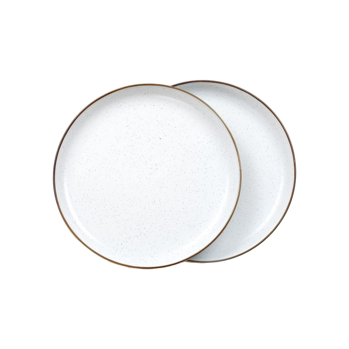 Barebones Plate/Enamel/Set 2 Pcs Egg Shell
