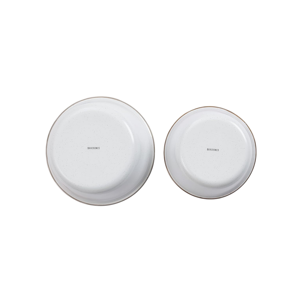 Barebones Mixing Bowl Enamel Set 2 Pcs Egg Shell