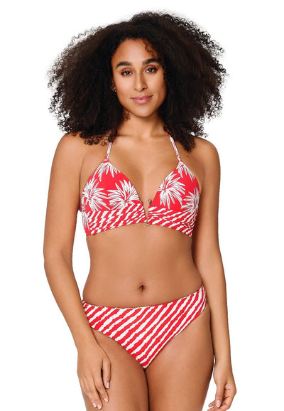 Bikini brief reversible — Leaf stripe