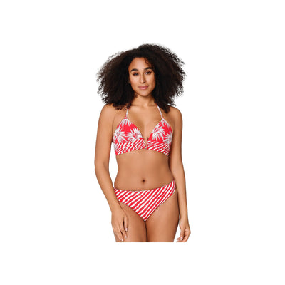 Bikini brief reversible — Leaf stripe