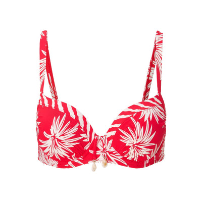 Moulded Bikini top — Leaf stripe