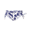 Bikini shorty — Blue white print