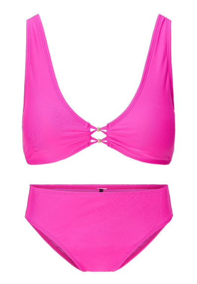 Wireless bikini set — Hot pink
