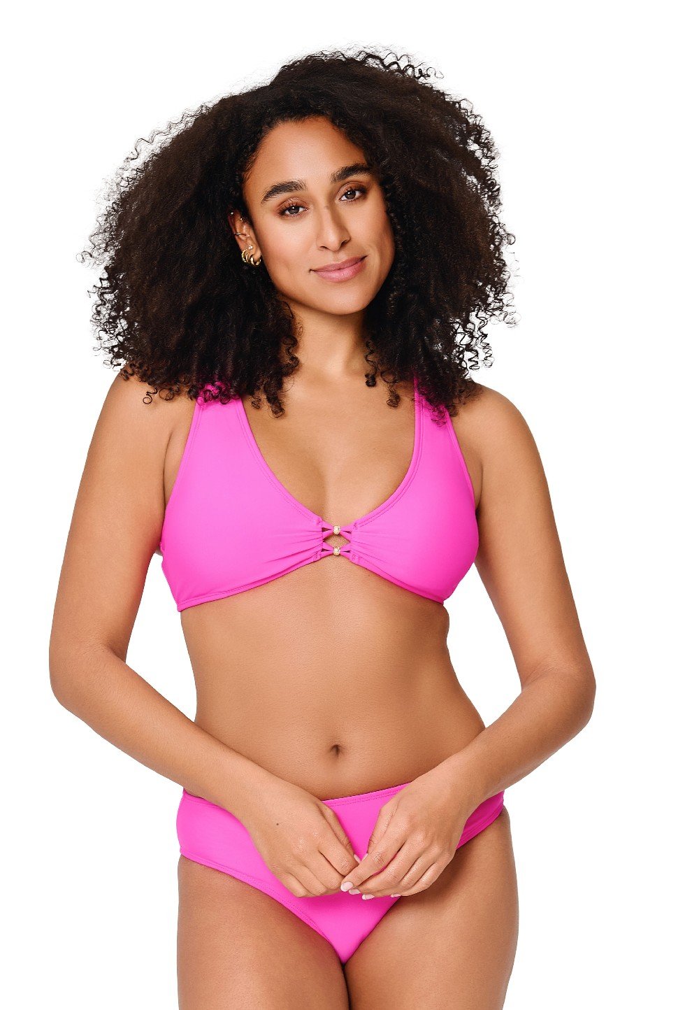 Wireless bikini set — Hot pink
