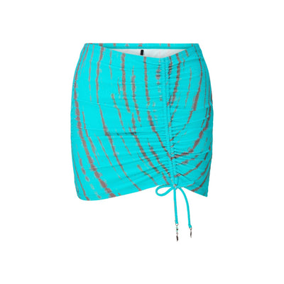Beach Skirt — Turqoise tye die