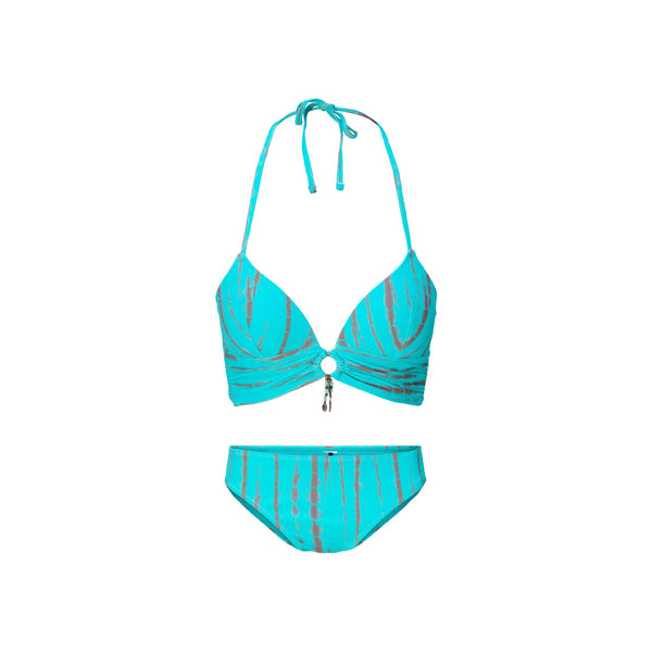 Triangle bikiniset — Turqoise tye die
