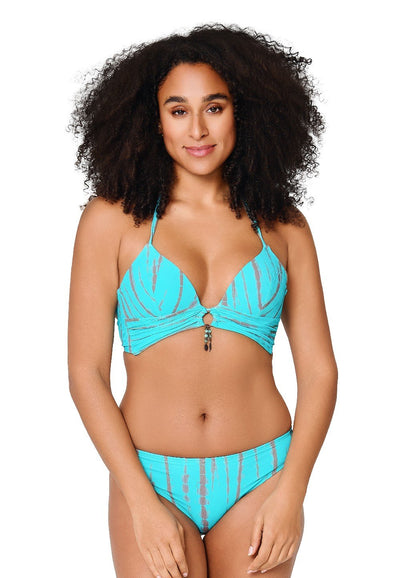 Triangle bikiniset — Turqoise tye die