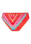 High leg bikini brief — Sea coral