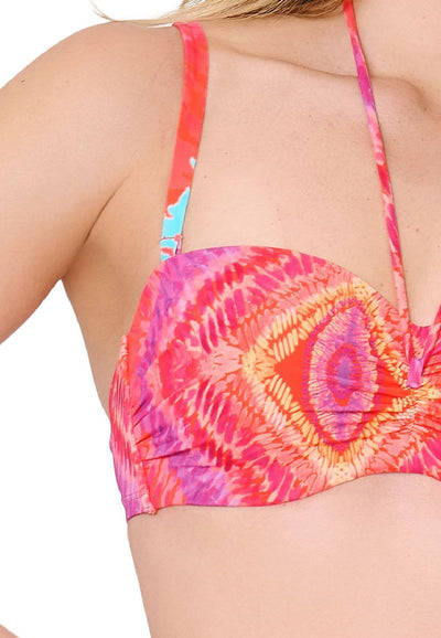 Balconette Bikini top — Sea coral