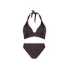 Triangle padded bikiniset — Snake print
