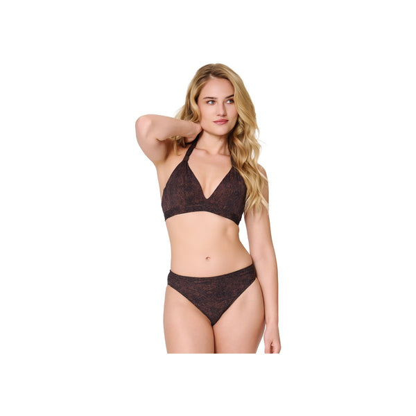 Triangle padded bikiniset — Snake print