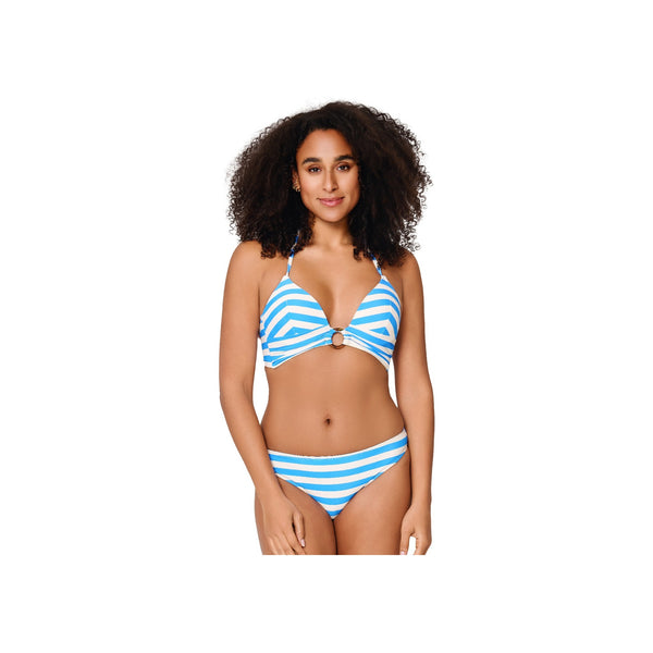 Triangle padded bikiniset — Sable stripe