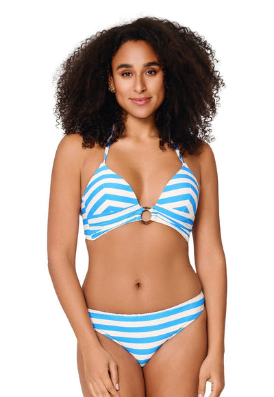 Triangle padded bikiniset — Sable stripe