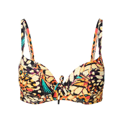 Moulded Bikini top — Butterfly print