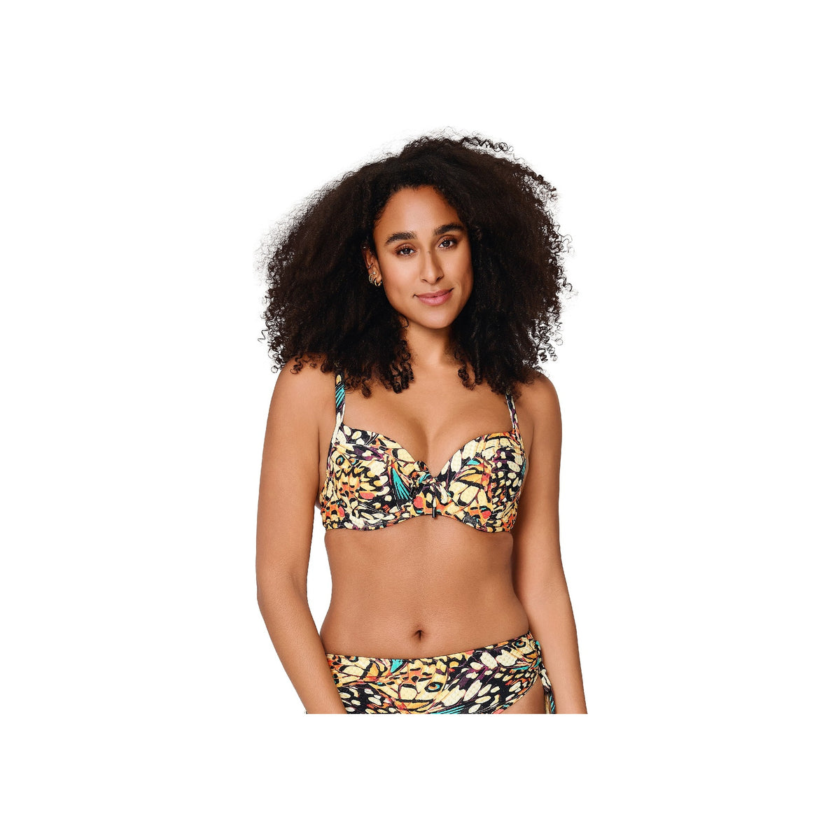 Moulded Bikini top — Butterfly print
