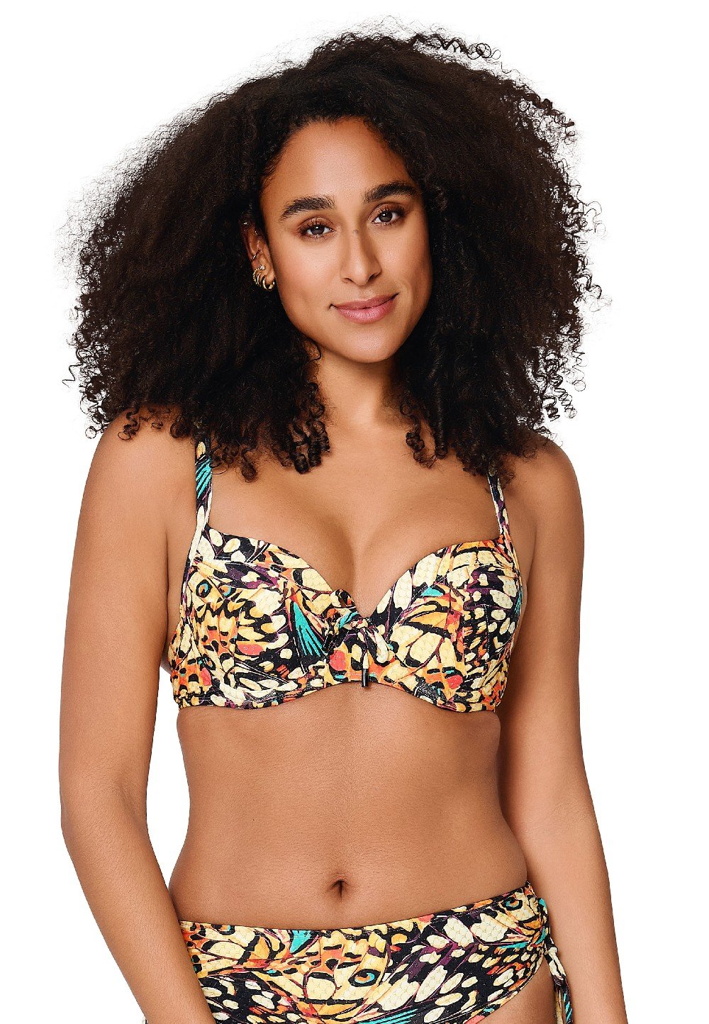 Moulded Bikini top — Butterfly print