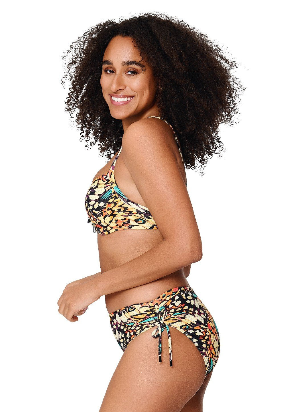 Moulded Bikini top — Butterfly print