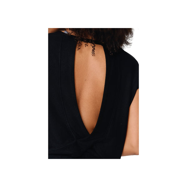 Top & shorts — Black