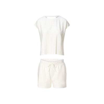 Top & shorts — Black