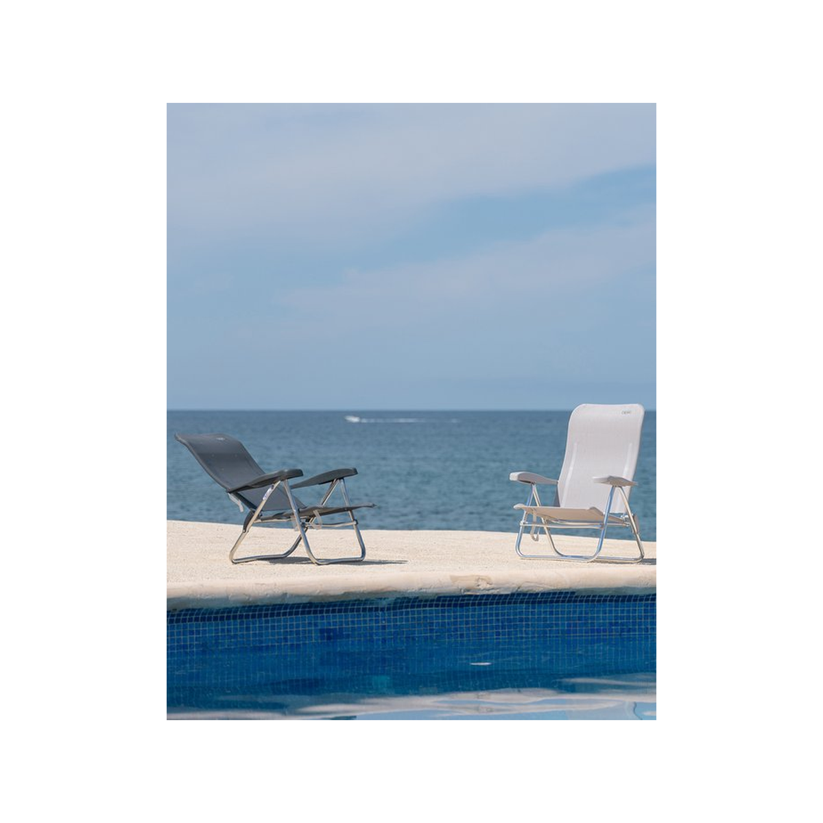 Crespo Strandstoel AL/205-M-40 d.grijs