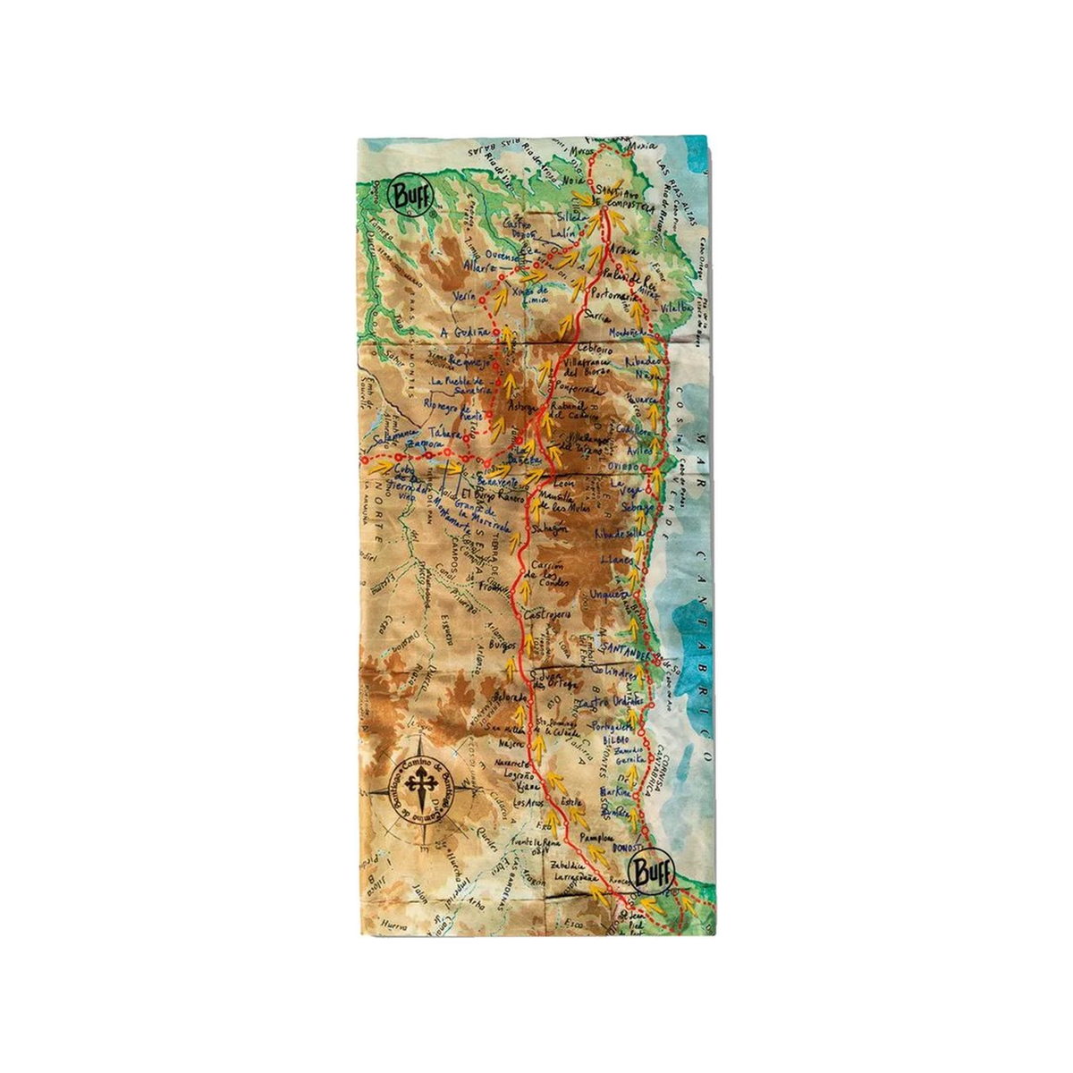BUFF® Coolnet UV CAMINO GEO - Nekwarmer