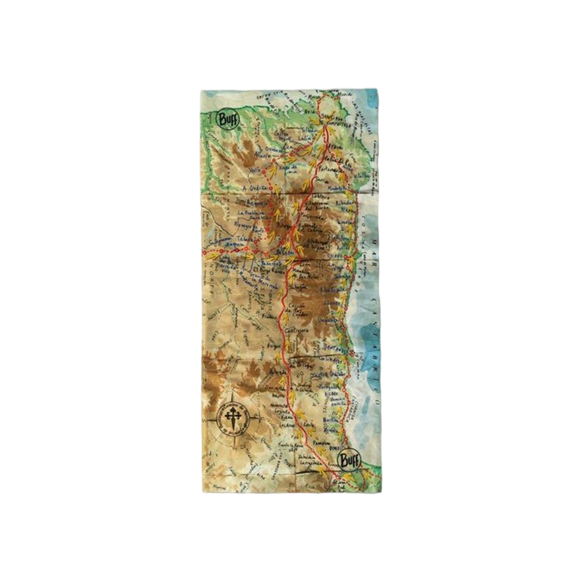 BUFF® Coolnet UV CAMINO GEO - Nekwarmer