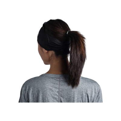 BUFF® Coolnet UV® Ellipse Headband SOLID BLACK - Hoofdband