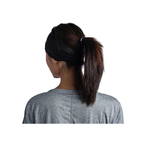 BUFF® Coolnet UV® Ellipse Headband SOLID BLACK - Hoofdband
