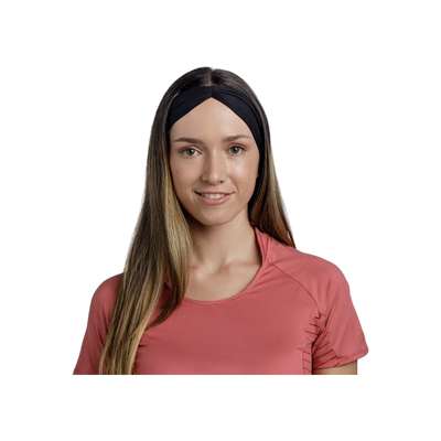 BUFF® Coolnet UV® Ellipse Headband SOLID BLACK - Hoofdband