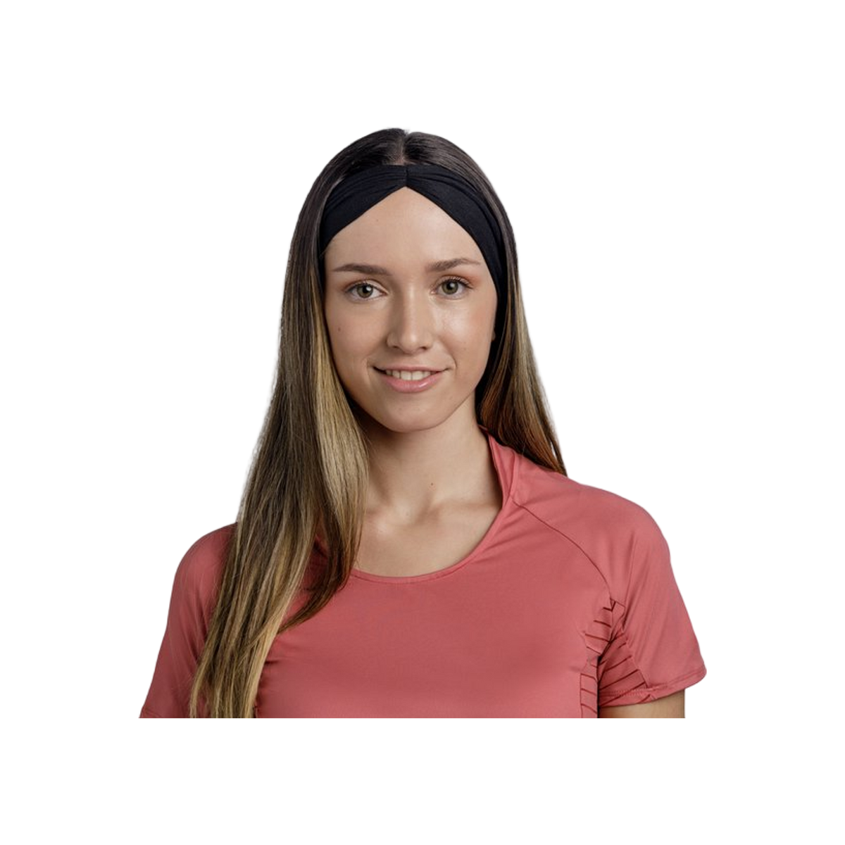 BUFF® Coolnet UV® Ellipse Headband SOLID BLACK - Hoofdband