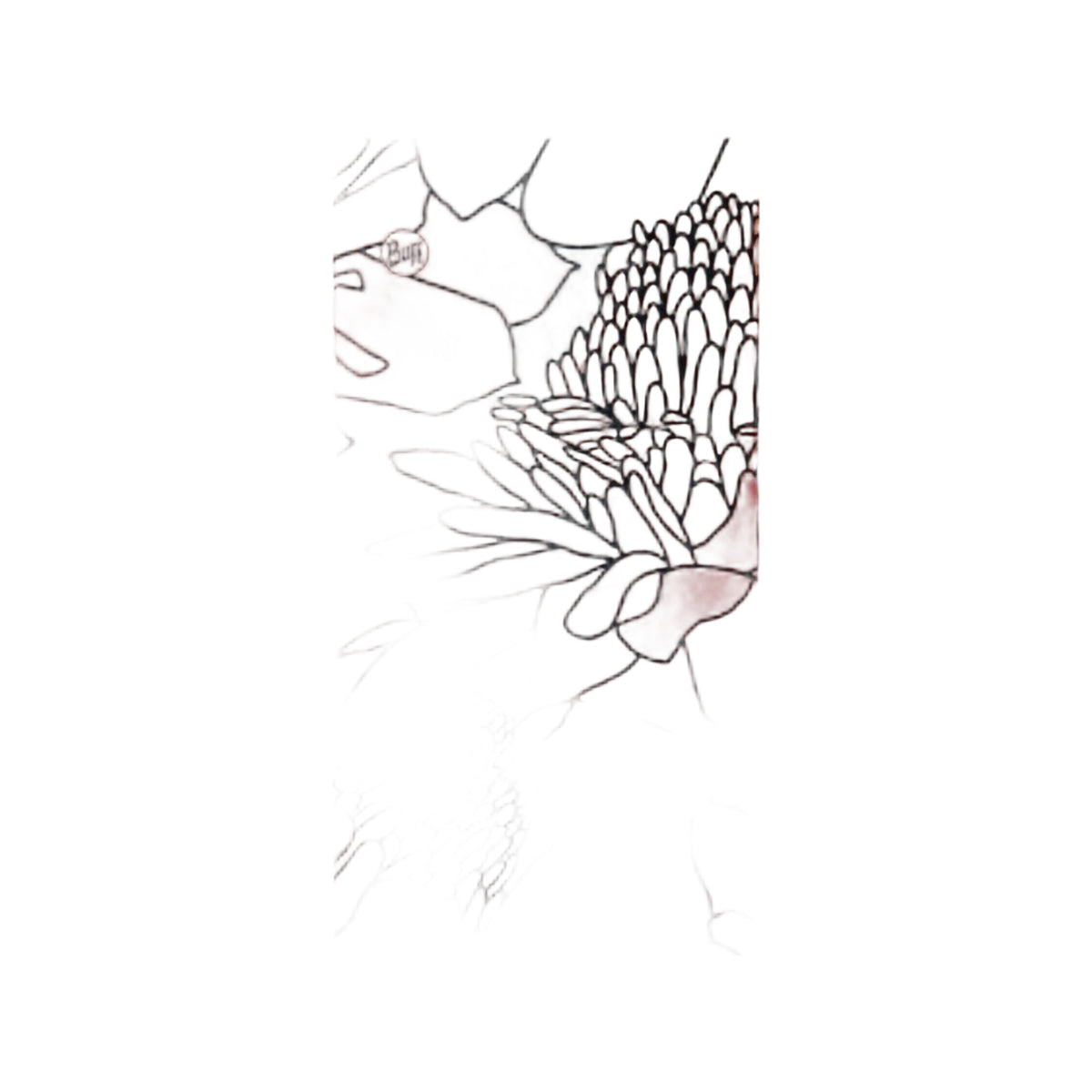 BUFF® CoolNet UV® ARAMAY POPPY Nekwarmer
