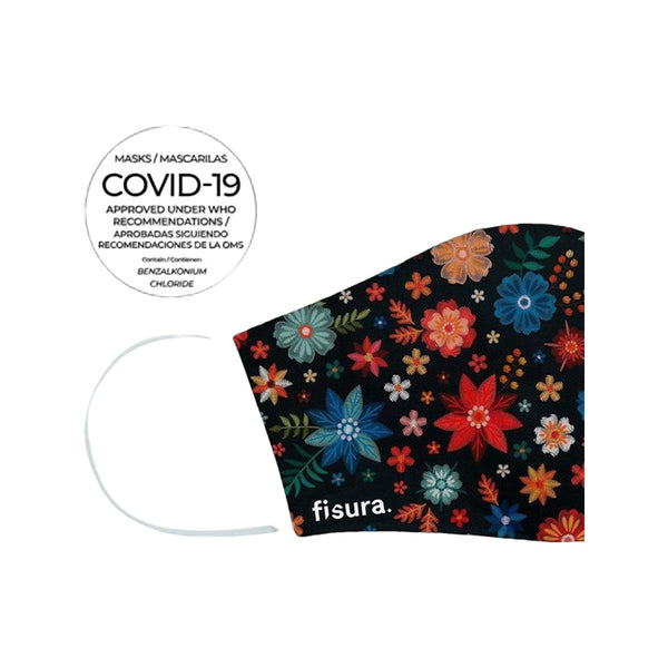 Fisura Face Mask Embroidered Flowers U