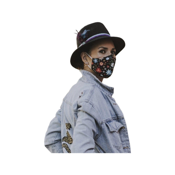 Fisura Face Mask Embroidered Flowers U