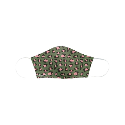 Fisura Face Mask Green&Pink Cheetah U