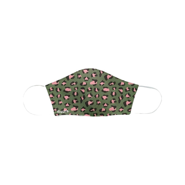 Fisura Face Mask Green&Pink Cheetah U