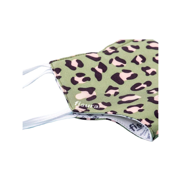 Fisura Face Mask Green&Pink Cheetah U
