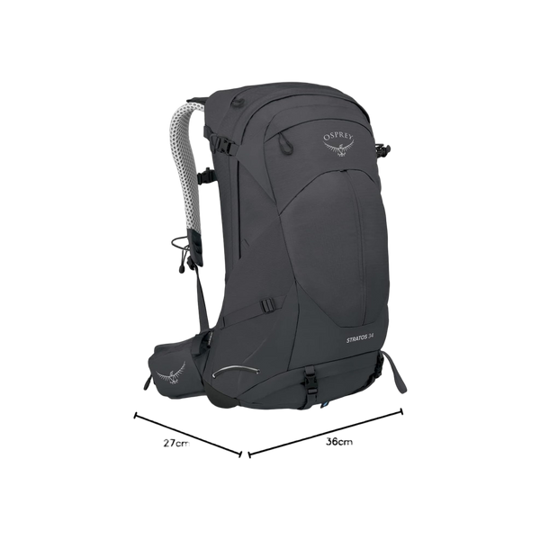 Osprey Stratos 34 Tunnel Vision Grey O/S