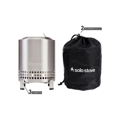 Solo Stove Mesa XL tafelvuurkorf RVS
