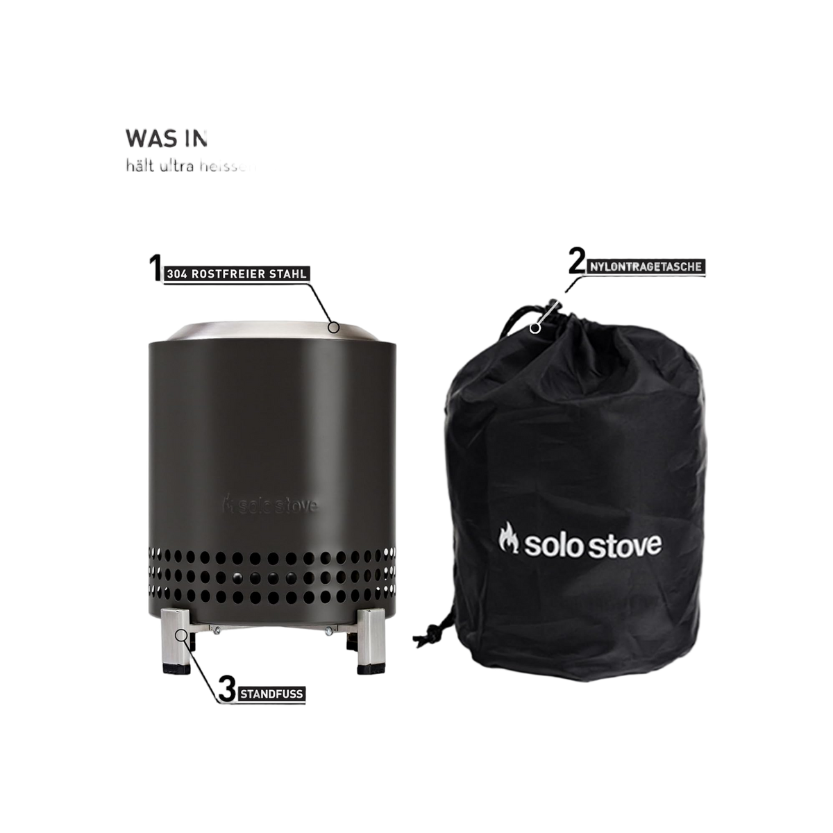 Solo Stove Mesa XL tafelvuurkorf Ash