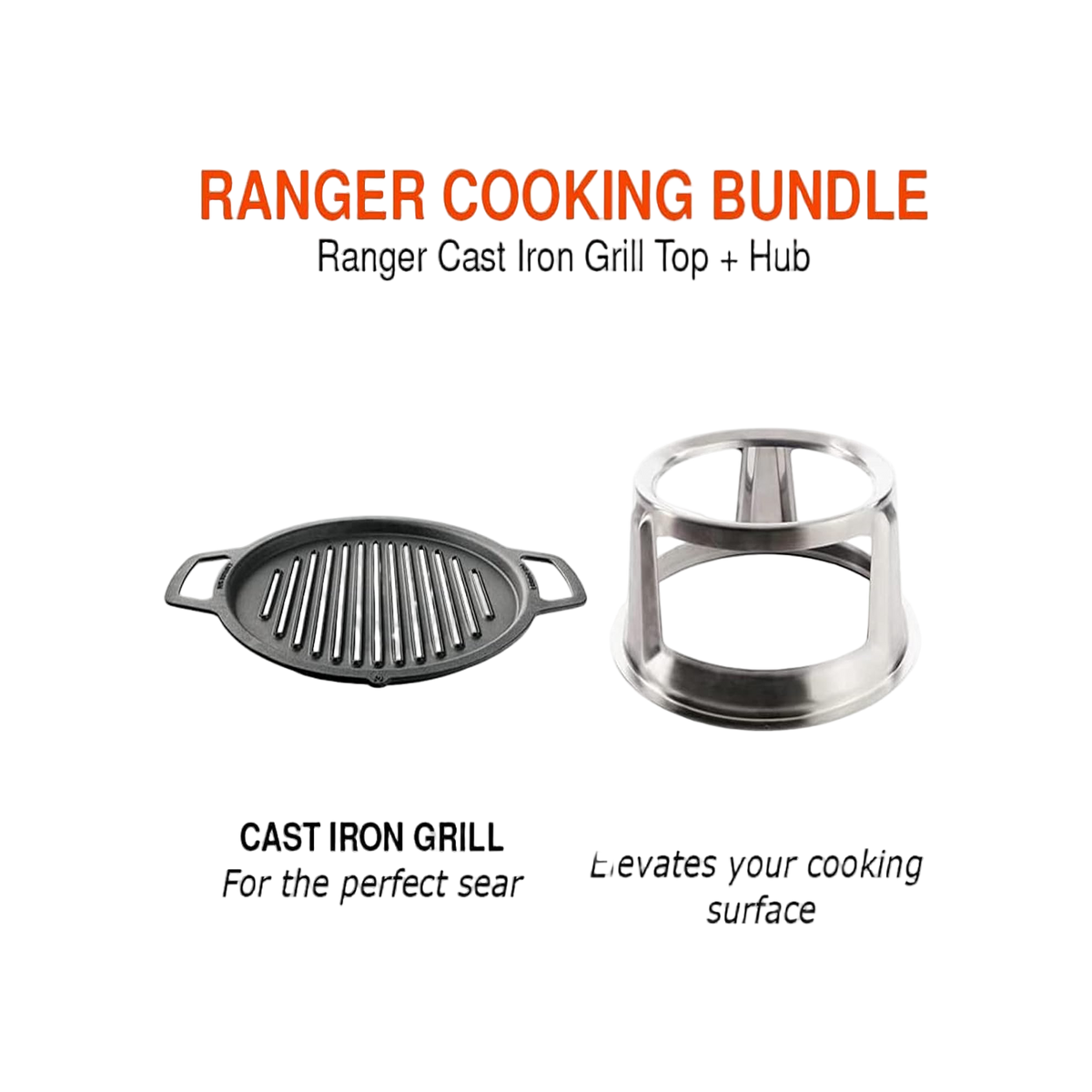 Solo Stove Adapter + Grill voor Ranger