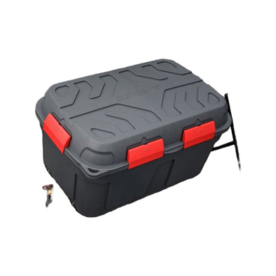 Sunware Q-line waterdichte opbergbox 130L antraciet rood