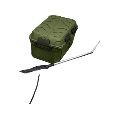 Sunware Q-line waterdichte opbergbox 130L groen zwart