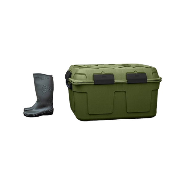 Sunware Q-line waterdichte opbergbox 130L groen zwart