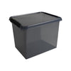 Sunware Comfort line opbergbox 52L transparant grijs - zwart