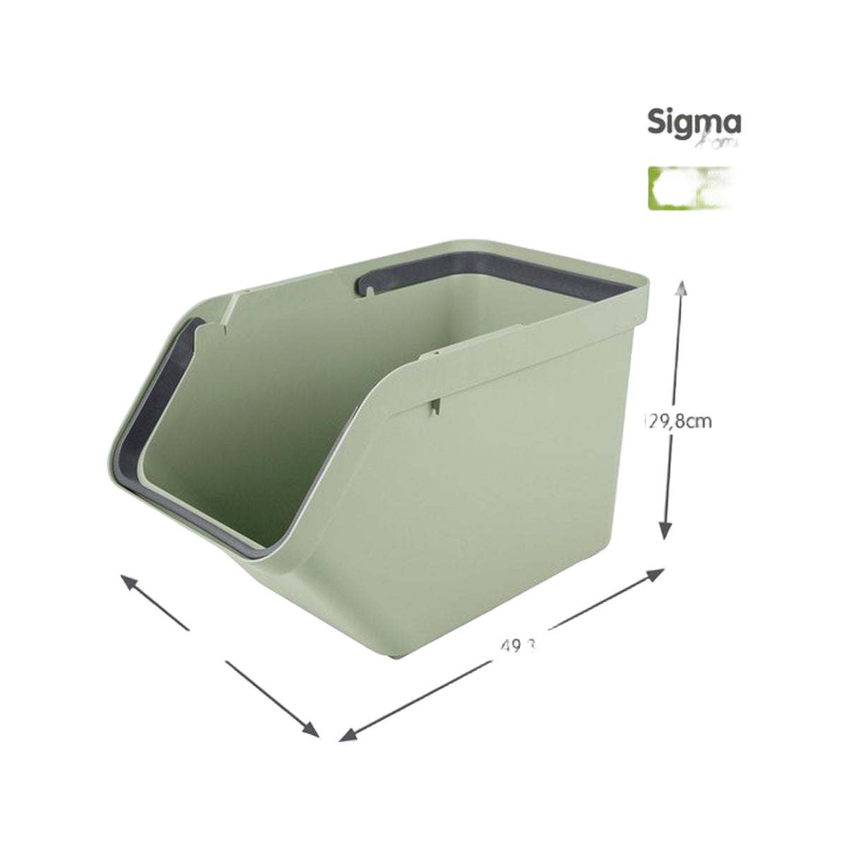 Sunware Sigma home sorteer unit 30L groen