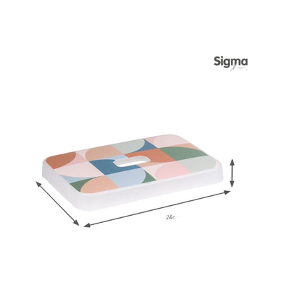 Sunware Sigma home deksel decor terra - opbergbox 5L