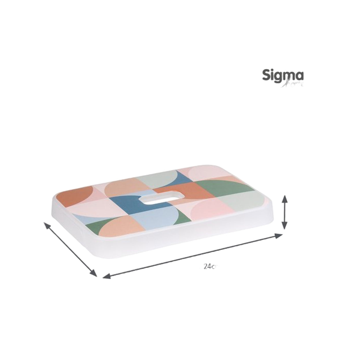 Sunware Sigma home deksel decor terra - opbergbox 5L