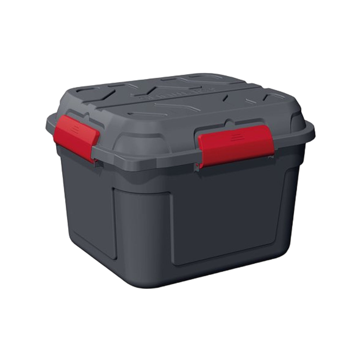 Sunware Q-line waterdichte opbergbox 90L antraciet rood