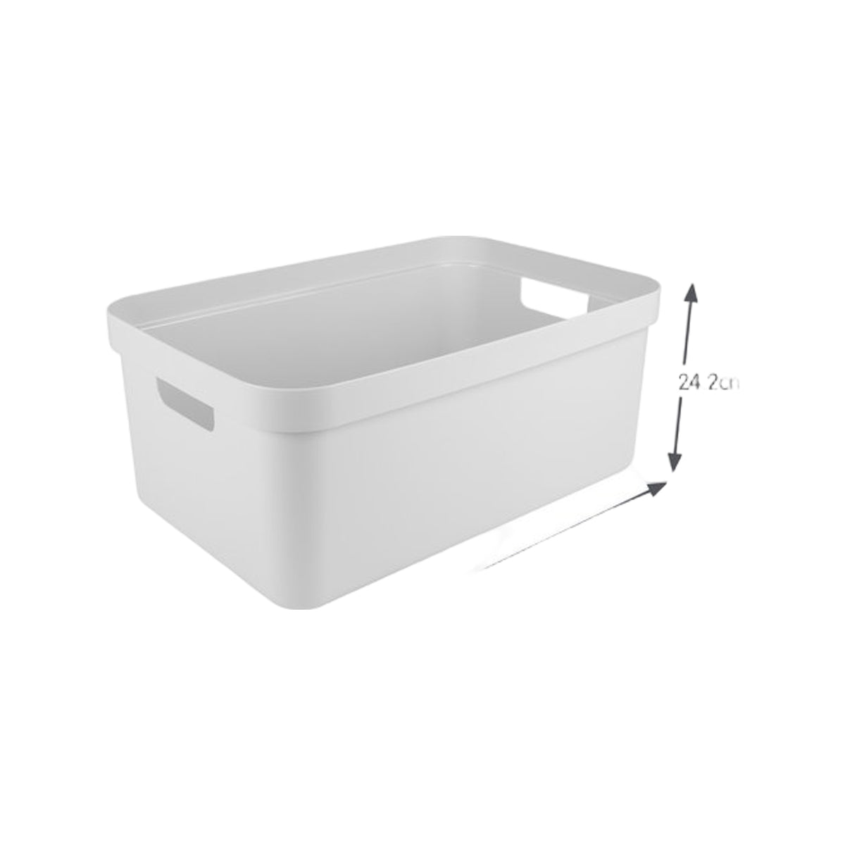 Sunware Sigma home opbergbox 45L wit